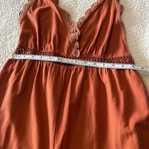 BILLABONG Burnt Orange Jumpsuit. Size M NWT - Picture 12 of 13